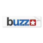 Buzz Off Base Stickers Bumper Stickers