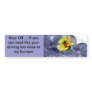Buzz off bumper sticker
