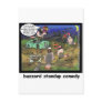 Buzzard Comedy Clubs Funny Cartoon Gifts & Tees Postcards