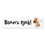 BV- Boxers Rock Bumper Sticker