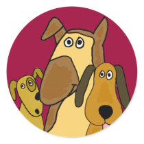 BV- Funny Dog Stickers
