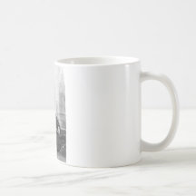 BW Black & White London Bus & Big Ben Coffee Mug