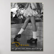 BW Dance As If No One Were Watching Print