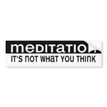 BW_meditation bumper stickers