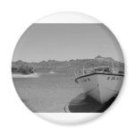 bw river boat fridge magnet