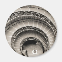BW Vatican Spiral Stair Magnets