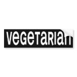 BW_vegetarian bumper stickers