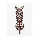 Bwa Plank African Tribal Masks_Art Postcards
