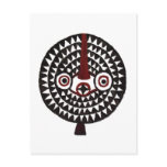 Bwa Sun African Tribal Masks_Art Postcards
