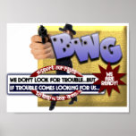 BWG POSTER - BITCH WITH A GUN posters
