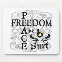 bX Barrel X Limited Peace Freedom Mouse Pads