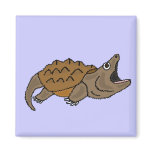 BX- Biting Snapping Turtle Cartoon Magnet