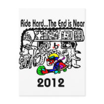 bX Ride Hard... Skate 2012 The Mayans Post Card