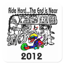 bX Ride Hard... Skate 2012 The Mayans Stickers
