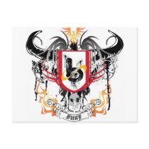 bX Sports Heraldry Design Post Card