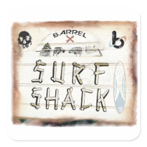 bX Surf Shack, Barrel X Stickers
