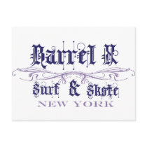 bX Surf & Skate NY Post Cards