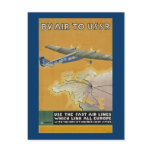 By Air to USSR postcards