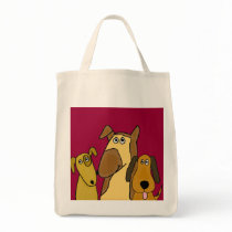 BY- Cartoon Dogs Tote Bag