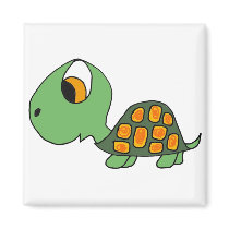 BY- Funny Cartoon Turtle Magnets