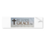By God's Grace Collection bumper stickers