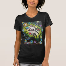 By Lori Everett_Day Of The Dead_Black Cat,Cats T-shirts