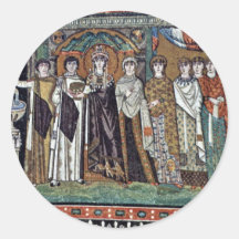 By Meister Von San Vitale In Ravenna (Best Quality Round Stickers