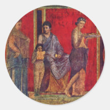 By Pompejanischer Maler Um 60 V. Chr. Round Sticker