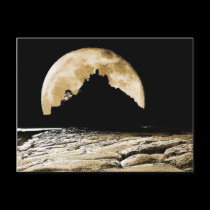 By the light of the sepia moon postcards