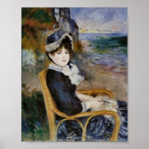By the Seashore - Pierre-Auguste Renoir Print