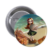 "By the Seaside" Button