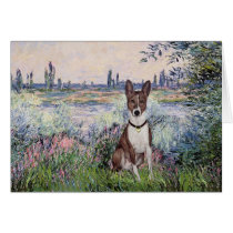 By the Seine - Basenji Card