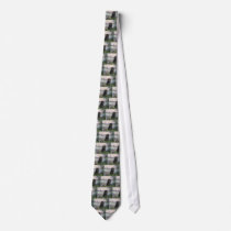 By the Seine - black Persian cat Custom Tie