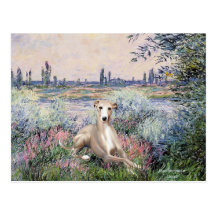 By the Seine - Whippet #2 Postcards