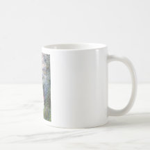 By the Seine - White cat Mugs