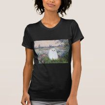 By the Seine - White Persian kitten #49 T-shirts
