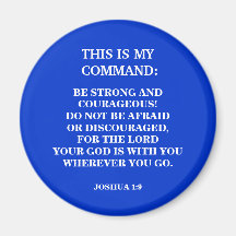 BY THY SPIRIT/COURAGE REFRIGERATOR MAGNET