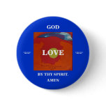 BY THY SPIRIT - LOVE PINBACK BUTTON