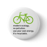 Bycicle: Modern Ecology buttons