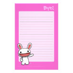 Bye Writing Pad Stationery Design