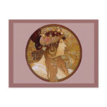 Byzantine Brunette, 1897 Postcard