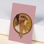 Byzantine Brunette, Mucha business cards