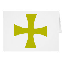 Byzantine Cross of Gold Card
