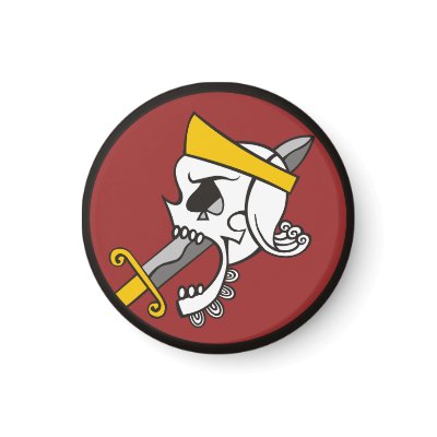 BZRD Zombie Killer Logo Magnet by BZRDatLIVEdotCOM