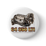 C4 350 LT1 Corvette Engine Button