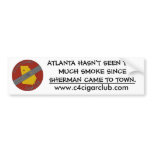 C4 Cigar Club Sherman Bumper Sticker