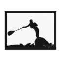 c4 Wahine surf paddler  post cards postcards