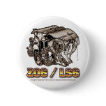 C5 Z06 LS6 PINBACK BUTTONS