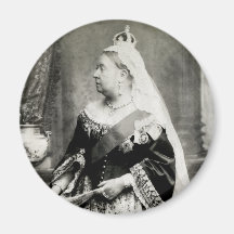 C. 1880 Queen Victoria of England Fridge Magnets