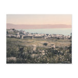 c 1890 Vintage Tiberias Israel Panorama postcards